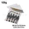 Conjunto de 10 Brocas Escariadoras com Cabo Sextavado Revestido de Titânio, Broca Helicoidal Substituível, Broca para Marcenaria com Tampa de Parafuso