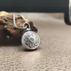 Nuevo Colgante de Plata de Ley 925 con Seis Caracteres de la Verdad Collar Hip-hop de Moda Versátil Estilo Frío ins Collar de Regalo para Novio