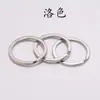 Llavero aleación acero inoxidable anillo de coche de alta calidad para hombres y mujeres hebilla de cintura creativa hebilla de llave de seguridad anti-pérdida ventas directas de fábrica