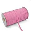 Cor 3-6mm cinto de cavalo bolsa de vestuário elástico de alta elasticidade punho elástico de borracha cinto de corrida de cavalo cinto plano