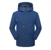 Chamarra con capucha de una pieza engrosada forrada de polar para otoño e invierno para hombre y mujer, tipo zorro plateado, para montañismo, con diseños estampados y bordados