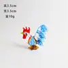 Artesanías de Vidrio Zibo Corona de Unicornio Gallo Estilo Simple Adorno Pequeño Creativo Animal de Dibujos Animados Realista Micro Paisaje