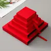 Caja Colgante de Película Pe Transparente Caja para Pendientes Caja para Joyería Cultural Caja de Almacenamiento para Anillos Antioxidación Empaque para Joyería