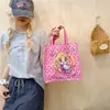 Nova Bolsa Bonita Retrato de Família do Gato Kt Grande Capacidade Estudante Deslocamento Viagem Versátil Alta Qualidade Bolsa de Pano Venda por Atacado