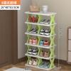 Sapateira Doméstica Rack de Armazenamento para Entrada Interior Pequeno Estreito Multicamadas Simples Armário de Sapatos para Dormitório de Estudantes Economizador de Espaço
