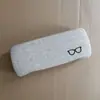 Estojo de óculos atacado estojo de óculos simples retrô de linho caixa para óculos ópticos de miopia para estudantes em estoque fornecimento direto
