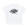 Meichao Syna World Estampado de Letras Verano Mujer Estilo Diamante Calle Alta Hip-Hop Talla Grande Holgado Casual Manga Corta t