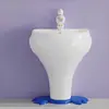 Inodoro Pequeño de Colores para Niños de Guardería Asiento de Inodoro Donald Duck para Baño Columna Integrada de Lavabo para Niños