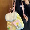 Mochila mini al por mayor transfronteriza 2023 nuevo estilo coreano combinación de colores para estudiantes hombres y mujeres mochila escolar mochila casual de moda moda