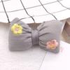 Almohada con lazo floral de algodón, tela fresca y pequeña, accesorios para el cabello, ropa, zapatos y calcetines, fundas de teléfono, etc.