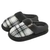 Pantuflas de Algodón para Hombre Lidani Estilo Nuevo 2026 Uso en Interiores Hogar Antideslizantes Cálidas de Felpa Temporada Otoño e Invierno