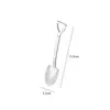 Cuchara creativa de acero inoxidable para sandía, cuchara en forma de pala, sacabolas de helado, cuchara de postre de moda, cuchara pequeña para excavar, vajilla