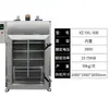 Ahumador Comercial Totalmente Automático, Ahumador y Vaporizador Multifuncional para Frijoles, Carne y Aves de Corral, Horno Ahumador de Acero Inoxidable