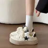 Atacado de comércio exterior transfronteiriço: SHEIN, Temu, sapatos Dexun, tênis esportivos casuais versáteis com estampa de estrelas para mulheres, verão 2026