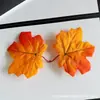 Hojas Simuladas con Colores Ricos, Hojas de Arce Nuevas para Fotografía, Accesorios de Decoración para Bodas al Aire Libre, Artesanías al por Mayor de Hojas Falsas