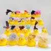 Pato Amarillo Juguete Chirriante, Patito Colorido Talla 8 Juguete para Aliviar el Estrés, Tienda de Té con Leche Tienda de Regalos Accesorios de Decoración Venta al por Mayor