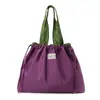 Bolsa de Compras Dobrável Impermeável Grande Capacidade Bolsa para Miudezas Leve Bolsa de Armazenamento Transversal para Homens e Mulheres Bolsa de Bagagem para Lanches ao Ar Livre