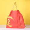 Bolsas para llevar con cordón, Bolsas desechables con cordón para entrega de alimentos, Empaque esmerilado para ensalada de frutas, Bolsas de mano con cordón