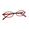 Óculos Retrô Y2K com Armação Pequena Degradê Feminino Estilo Japonês Coreano Hot Girl Lentes Planas Degradê Ovais Nicho Tendência Dropshipping
