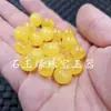 Cuentas Sueltas Estilo Antiguo de Cera de Abejas Fluorescente Flotante, Cuentas de Ábaco de Jade Amarillo Cera de Abejas Artificial, Cuentas Espaciadoras, Cuentas para Joyería