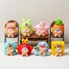 Animales Marinos Cubo DIY Accesorio Adorno para Coche Llavero Colgante Juguete de Moda Adorno Muñeca de Bolsa Sorpresa