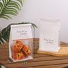 Bolsa de papel kraft autosellable para pan tostado inglés ligero de lujo, 450 g, para rebanar bagels, galletas y hornear.