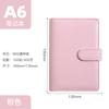 Cuaderno creativo A5, bloc de notas de hojas sueltas de macarrón, A6, de cuero suave, libro de cuentas manual, logotipo imprimible, premios para estudiantes al por mayor