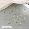 Decorações Metálicas para Unhas, Enfeites de Laço, Laços Metálicos da Moda, Fitas, Acessórios Metálicos para Nail Art Fábrica Atacado