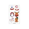 Novos Adesivos de Tatuagem de Vela Pequenos para Transferência com Água Festa de Natal Animal Papai Noel Tatuagens Removíveis para Crianças