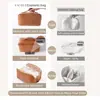 Bolsa de Maquiagem de PU Mais Vendida da Amazon com Compartimentos de Armazenamento, Grande Capacidade, Impermeável, Bolsa Portátil de Viagem para Armazenamento de Artigos de Higiene Pessoal e Cosméticos