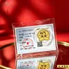 Pegatinas para Teléfono de Oro Puro 999, Láminas de Oro para Hacerse Rico de Princesa, Imanes de Refrigerador de Fortuna, Tarjetas de Oro de Tesoro, Regalos al por Mayor