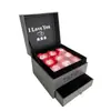 Caliman Contador Flor Eterna Caja de Regalo Rosa de Jabón Cajón Doble Caja de Empaque para Joyería Caja para Collares Venta al por Mayor
