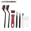 Kit de Ferramentas de Limpeza para Bico de Impressora 3D Ferramenta de Limpeza de Bico Kit de Agulhas e Escovas para Limpeza de Bico de Impressora