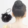 Cabelo net dança cabelo updo artefato profissional capa de cabelo cor Net bolso classificação cabeça flor cabelo Anel bola das crianças acessórios para o cabelo