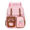 Mochila de Jardín de Infancia Linda Niña Gran Capacidad Transpirable para Niños de 4-6 Años Clase Media/Grande Dibujos Animados Mochila Infantil de Doble Hombro Ligera