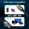 Cable de Conversión Unidireccional 4Kdp Macho a HDMI Hembra, Displayport a Transmisión de Alta Velocidad 4K60 de Alta Definición