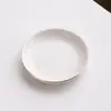 Etsy Transfronterizo Amazon Pod Borde Dorado Bandeja para Anillos de Cerámica Avatar de Mascota Bandeja de Almacenamiento DIY Personalización de Una Pieza