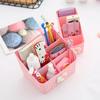 Caja de almacenamiento de escritorio de plástico con forma de corazón para niña, ideal para el hogar, el dormitorio, el dormitorio, el dormitorio de los estudiantes, etc.