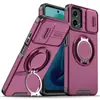 Funda para Teléfono Móvil Moto g Play Motorola g Power con Soporte de Ventana Push Cubierta Protectora Anti-Caída