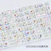 Dongzhou Rosa Sakura Recubierto Accesorios de Pedrería para Uñas Roca Dulce Corazón Retorcido Vidrio Puntiagudo Pedrería Brillante Adhesivo para Uñas Pedrería