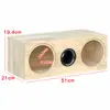 Altavoces de audio para coche de 4 pulgadas 5 pulgadas 6.5 pulgadas 8 pulgadas caja vacía para altavoz caja de madera maciza de dos vías caja de madera para altavoz de casa