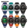 En stock Explosiones Reloj de Estudiante de Alto Valor AliExpress Transfronterizo Tendencia Electrónica Moda Reloj Multifuncional de Doble Pantalla