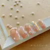 Arte de Uñas de Moda Flor de Cinco Pétalos con Pedrería Joyería Súper Brillante Nuevos Diamantes para Uñas 3D Deslumbrantes Acabado