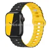 Para Banda de Apple Watch iwatch Color Único y Doble Hebilla de Rayo de Silicona Correa Ultra applewatch 1-8