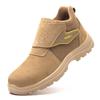 Fabricante en stock zapatos de protección laboral para hombre transpirables puntera de acero anti-aplastamiento anti-perforación suela sólida uso cómodo resistentes al desgaste zapatos de trabajo para soldadura