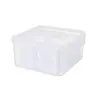 Caixa para Conservar Cebolinha Fresca na Geladeira, Compartimento para Cebolinha, Gengibre e Alho, Caixa Plástica Selada para Conservar, Caixa para Conservar Cebolinha Fresca