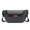 Bolso cruzado para hombre, de negocios, ligero, casual, versátil, bandolera, gran capacidad, para viajes, viaje de negocios, para ir al trabajo, bolsa de pecho de alta gama