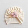 Sombrero para Fontanela de Bebé de 0-12 Meses Sombrero Indio Delgado de Verano Algodón de Primavera y Verano Sombrero Fetal de Flores Pequeñas para Bebé