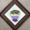 Mini Ramo de Tejido de Lana Hecho a Mano Colgante de Flor de Mano Muñeca de Algodón Crochetada Accesorios DIY Material para Llavero