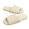 Pantuflas Silenciosas Estilo Japonés y Coreano para Oficina, Pantuflas de Interior de Algodón y Lino Transpirables con Suela Suave para Pisos de Madera, Silenciosas, Adecuadas para Todas las Estaciones, Pantuflas de Lino para Pareja